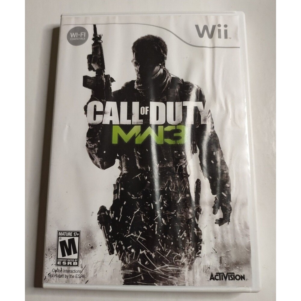 COD: ModernWarfare Wii Game Disc + Case Call of Duty
